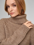 Женский вязаный свитер оверсайз, джемпер